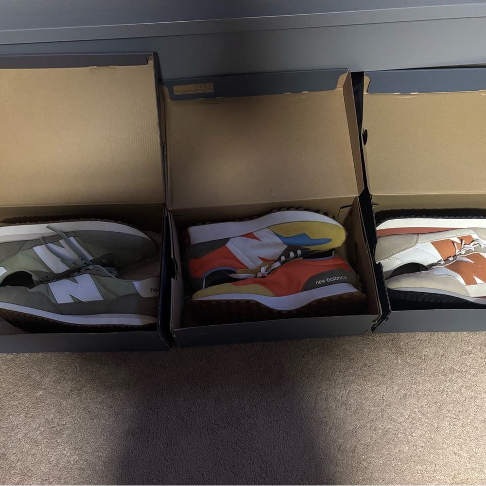 New balance lifestyle shoes. All size 12. 3 for 125 one for 50.